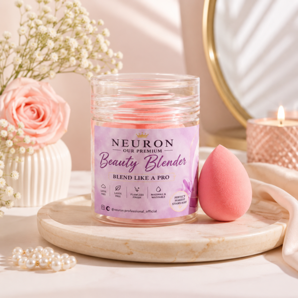 blender2 Neuron Premium Beauty Blender – Latex-Free Makeup Sponge