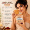 ghar soap 2 Ghar Magic Soap with Saffron & Sandalwood – Body Tan Removal