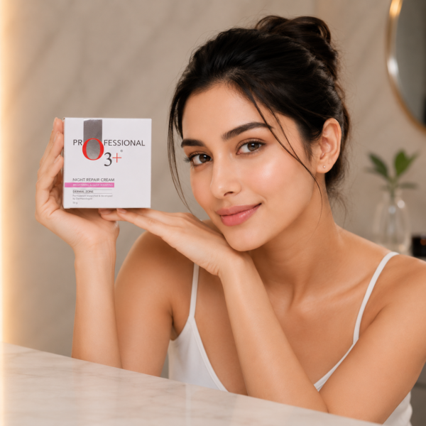 o3 2 O3+ Night Repair Cream with Hyaluronic Acid