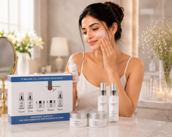 o3 whitening 5 O3+ Whitening Facial Kit for Tan & Pigmented Skin