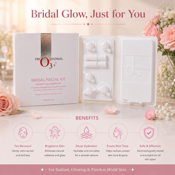 radiant 3 O3+ Bridal Facial Kit – Radiant & Glowing Skin Facial