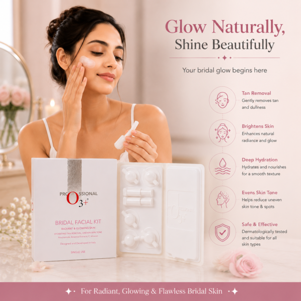 radiant 4 O3+ Bridal Facial Kit – Radiant & Glowing Skin Facial