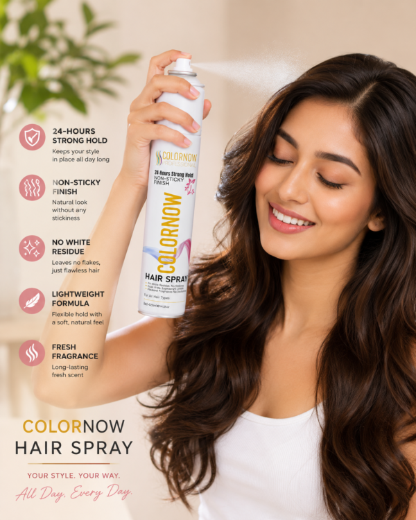 spray ColorNow Professional Hair Spray – 24hr Strong Hold 420ml