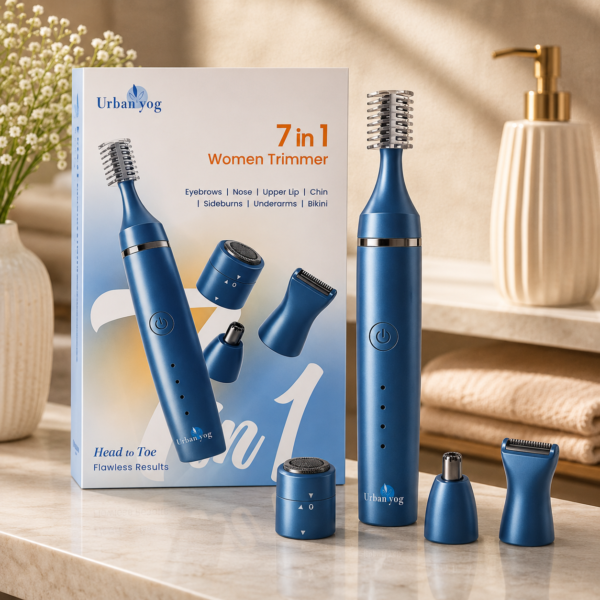 Urban1 Urban Yog 7 in 1 Women Trimmer for Eyebrows, Face, Underarms and Bikini Area