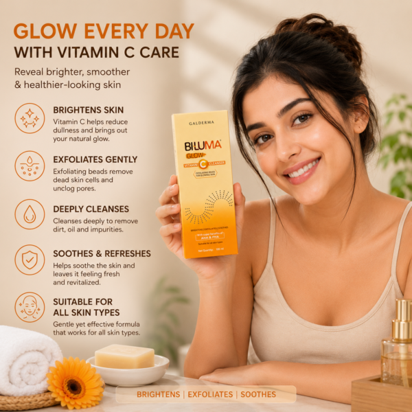 Biluma Glow Vitamin C Cleanser 100ml – Brightening Face Wash