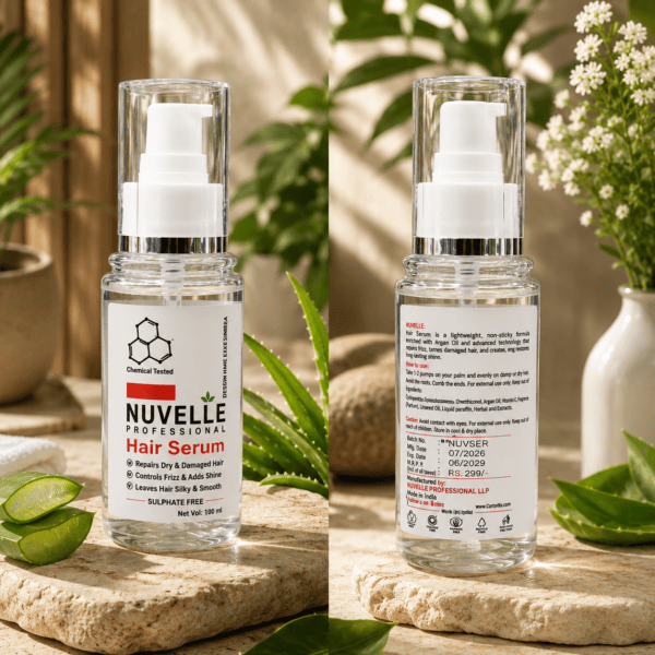 nuvelle 3 Nuvelle Professional Hair Serum for Dry & Damaged Hair | Korean Shine Bond Formula