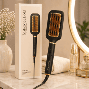 MakeMeeBold by Urban Yog Frizz Free Hair Straightening Brush for Smooth and Straight Hair