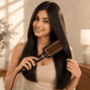 MakeMeeBold by Urban Yog Frizz Free Hair Straightening Brush for Smooth and Straight Hair