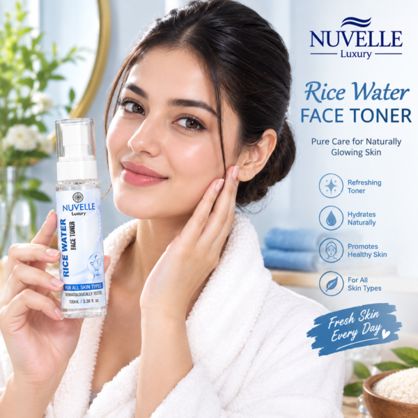 Nuvelle Luxury Skin Toner 100ml | Face Toner for Normal, Dry, Combination & Oily Skin
