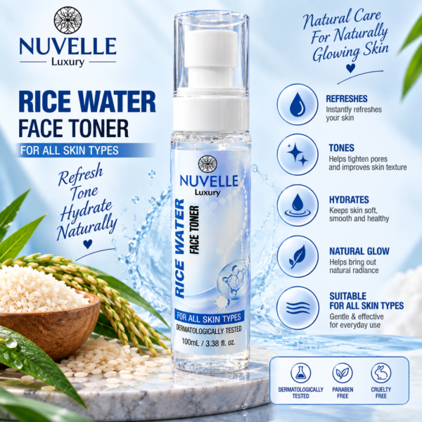 Nuvelle Luxury Skin Toner 100ml | Face Toner for Normal, Dry, Combination & Oily Skin